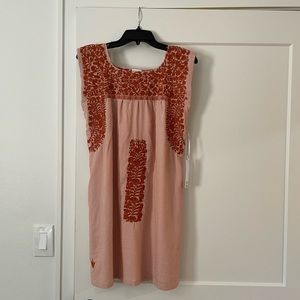 J.Marie Burnt Orange Striped Dress